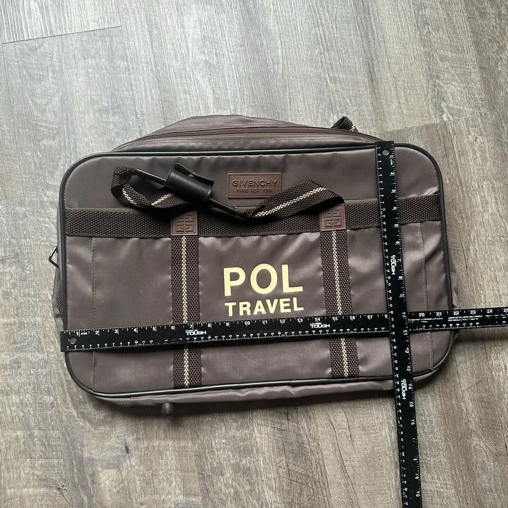 Givenchy Parfums Black Nylon Weekender Travel Tote Bag Carry On Promotional Gift